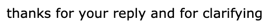 User feedback about the plugin