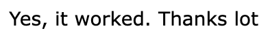 User feedback about the plugin